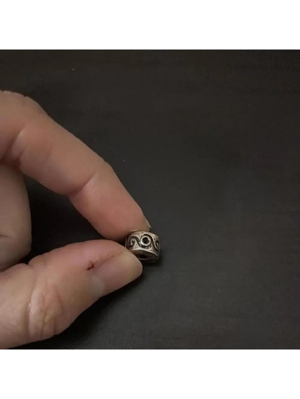 Pandora Silver Swirl Spacer Charm Bead